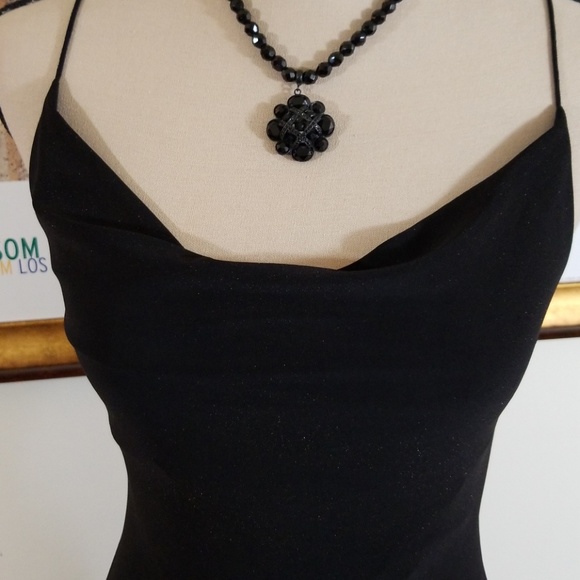 NCI Cocktail black sleeveless dress,  size S - Picture 2 of 13
